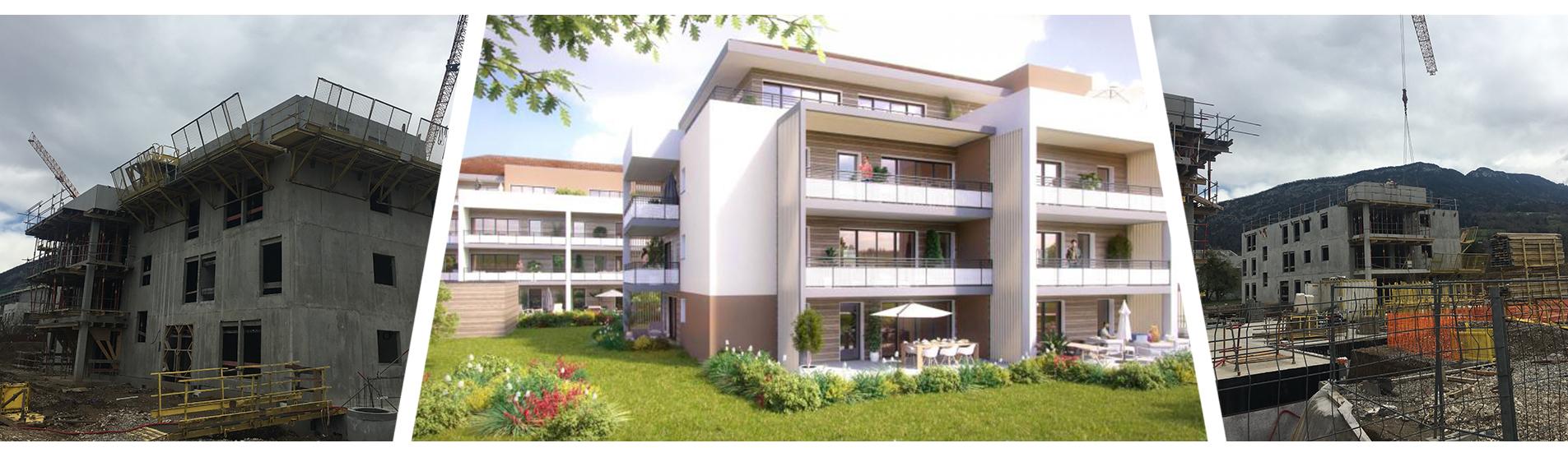 30 logements en accession et 14 logements sociaux à Saint-Jorioz Chantier Cosylac à Saint-Jorioz